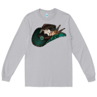Moon Dust cowhide flowers cowboy hat Long Sleeve Tee - Jasminsmagicworld