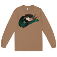 Toasted Coconut cowhide flowers cowboy hat Long Sleeve Tee - Jasminsmagicworld