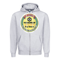 Heather Grey Soy Sauce Kikkoman Funny Halloween Costume Zipper Hoodie - minhPixels