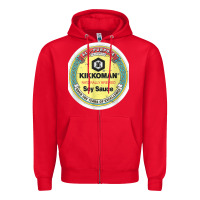 Red Soy Sauce Kikkoman Funny Halloween Costume Zipper Hoodie - minhPixels