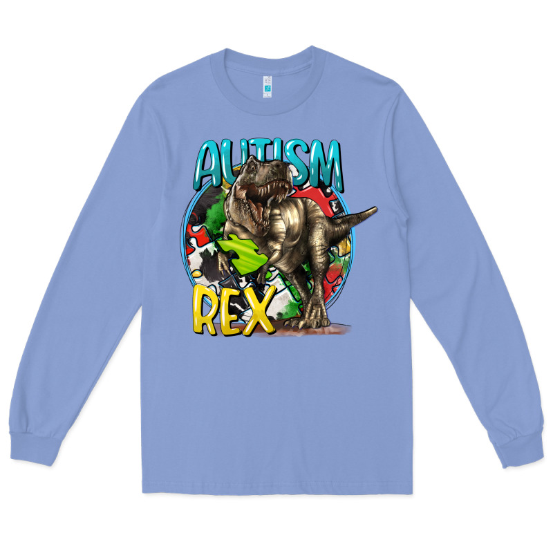 Autism Rex Long Sleeve Tee by CowGirlArtShop | Teevron
