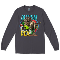 Smoke Autism Rex Long Sleeve Tee - CowGirlArtShop