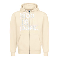 Sandshell God Is Dope Gift for faithful Christians Zipper Hoodie - minhPixels