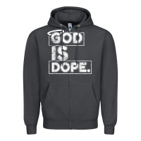 Smoke God Is Dope Gift for faithful Christians Zipper Hoodie - minhPixels