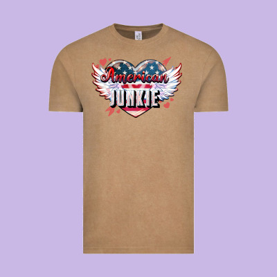American Junkie 4th Of July Vintage Tee Designed By Howdyjamesfarm