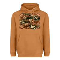 Meerkat camouflage and leopard background Heavyweight Hoodie - Artiststas