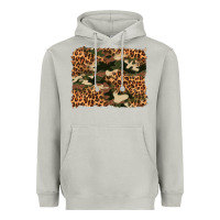 Moon Dust camouflage and leopard background Heavyweight Hoodie - Artiststas