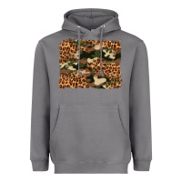 Storm camouflage and leopard background Heavyweight Hoodie - Artiststas