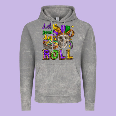 Let The Good Times Roll Vintage Hoodie Designed By Cowgirlartshop