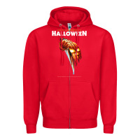 Red Halloween 1978 Original Graphic . Zipper Hoodie - minhPixels