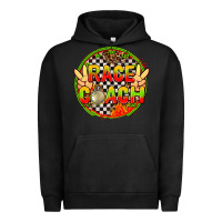 Pigment Black race coach  with leopard and peace hand Urban Hoodie - AdoDesignShop