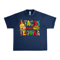 Navy tacos and tequila Urban Heavy Tee - RanaPortraitStore