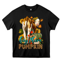 Black Hey There Pumpkin Fall Heavy Core Tee - LillyAllenDesigns