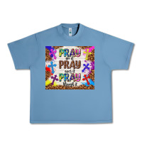 Pebble Blue pray on it pray over it pray through it Urban Heavy Tee - TumblerDesignByShophia