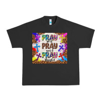 Pigment Black pray on it pray over it pray through it Urban Heavy Tee - TumblerDesignByShophia