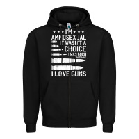 Black Ammosexual Bullets Love Pro Gun Lover Cool Enthusiast Gifts Zipper Hoodie - minhPixels