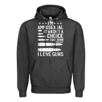 Charcoal Heather Ammosexual Bullets Love Pro Gun Lover Cool Enthusiast Gifts Zipper Hoodie - minhPixels