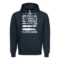 Navy Ammosexual Bullets Love Pro Gun Lover Cool Enthusiast Gifts Zipper Hoodie - minhPixels