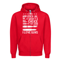 Red Ammosexual Bullets Love Pro Gun Lover Cool Enthusiast Gifts Zipper Hoodie - minhPixels