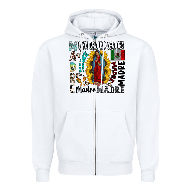 Madre Zipper Hoodie by CowhideDigitalArt | Teevron
