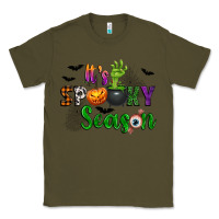 Army Green It's Spooky Season Classic Tee - texasbilliewilder