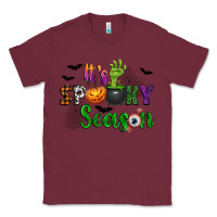 Burgundy It's Spooky Season Classic Tee - texasbilliewilder