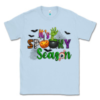 Dusty Blue It's Spooky Season Classic Tee - texasbilliewilder