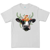 Dove Grey holstein cow head Premium Tee - BarkalooDesign