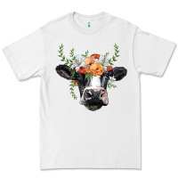 White holstein cow head Premium Tee - BarkalooDesign