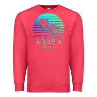 Cardinal Vintage Aruba Beach Tropical Vibes Vacation Souvenir Gift Premium Sweatshirt - minhPixels