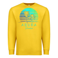 Lemon Vintage Aruba Beach Tropical Vibes Vacation Souvenir Gift Premium Sweatshirt - minhPixels