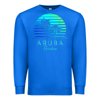 True Royal Vintage Aruba Beach Tropical Vibes Vacation Souvenir Gift Premium Sweatshirt - minhPixels