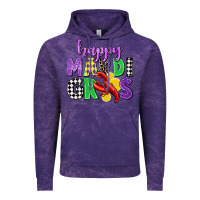 Cloud Purple happy mardi gras Vintage Hoodie - CowGirlArtShop