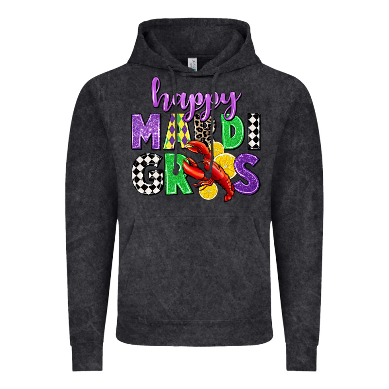 Happy Mardi Gras Vintage Hoodie by CowGirlArtShop | Teevron