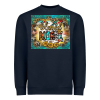 Navy blessed nurse tumbler Heavyweight Sweatshirt - BundleAndBundleShop