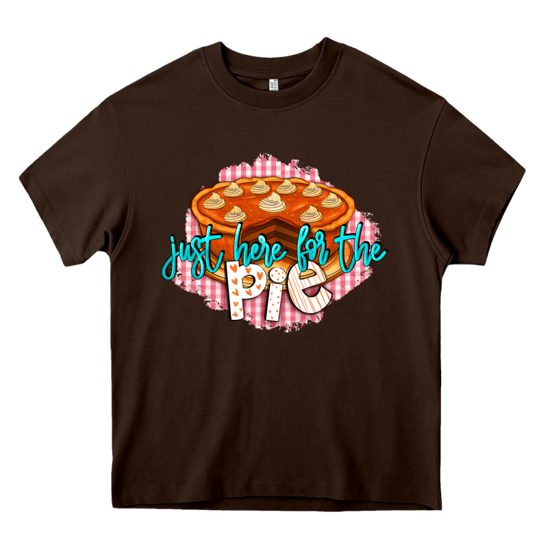 Just Here For The Pie Heavy Core Tee by LillyAllenDesigns | Teevron