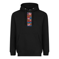 Black usa flag and cross penwraps 1 Heavyweight Hoodie - Artiststas