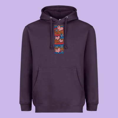 Usa Flag And Cross Penwraps 1 Heavyweight Hoodie Designed By Artiststas