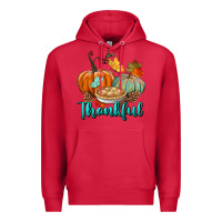 Cardinal thankful pumpkins Premium Hoodie - BundleAndBundleShop