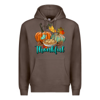 Coffee thankful pumpkins Premium Hoodie - BundleAndBundleShop