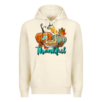 Sandshell thankful pumpkins Premium Hoodie - BundleAndBundleShop