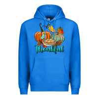 True Royal thankful pumpkins Premium Hoodie - BundleAndBundleShop