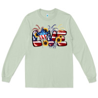 Matcha Love 4th of july Long Sleeve Tee - CowGirlArtShop
