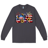Smoke Love 4th of july Long Sleeve Tee - CowGirlArtShop