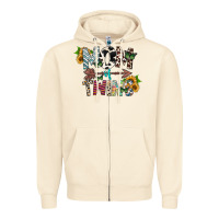 Sandshell mom of twins Zipper Hoodie - CowhideDigitalArt