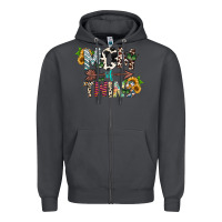Smoke mom of twins Zipper Hoodie - CowhideDigitalArt