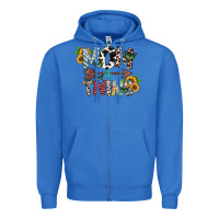 True Royal mom of twins Zipper Hoodie - CowhideDigitalArt