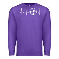 Purple soccer hoodie for teens, men, & women   soccer lover gift pullover hoo Premium Sweatshirt - minhPixels