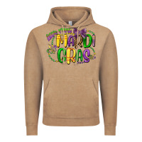 Vintage Coffee little miss mardi gras Vintage Hoodie - CowGirlArtShop