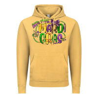 Vintage Mustard little miss mardi gras Vintage Hoodie - CowGirlArtShop
